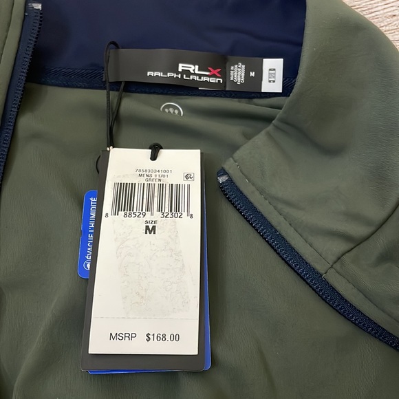 NWT Polo Ralph Lauren
Active RLX Golf Performance Stretch Interlock Track Jacket - Picture 6 of 6